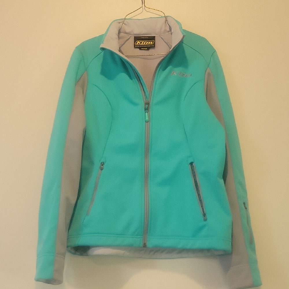 Women's Teal and Gray Ski Jacket